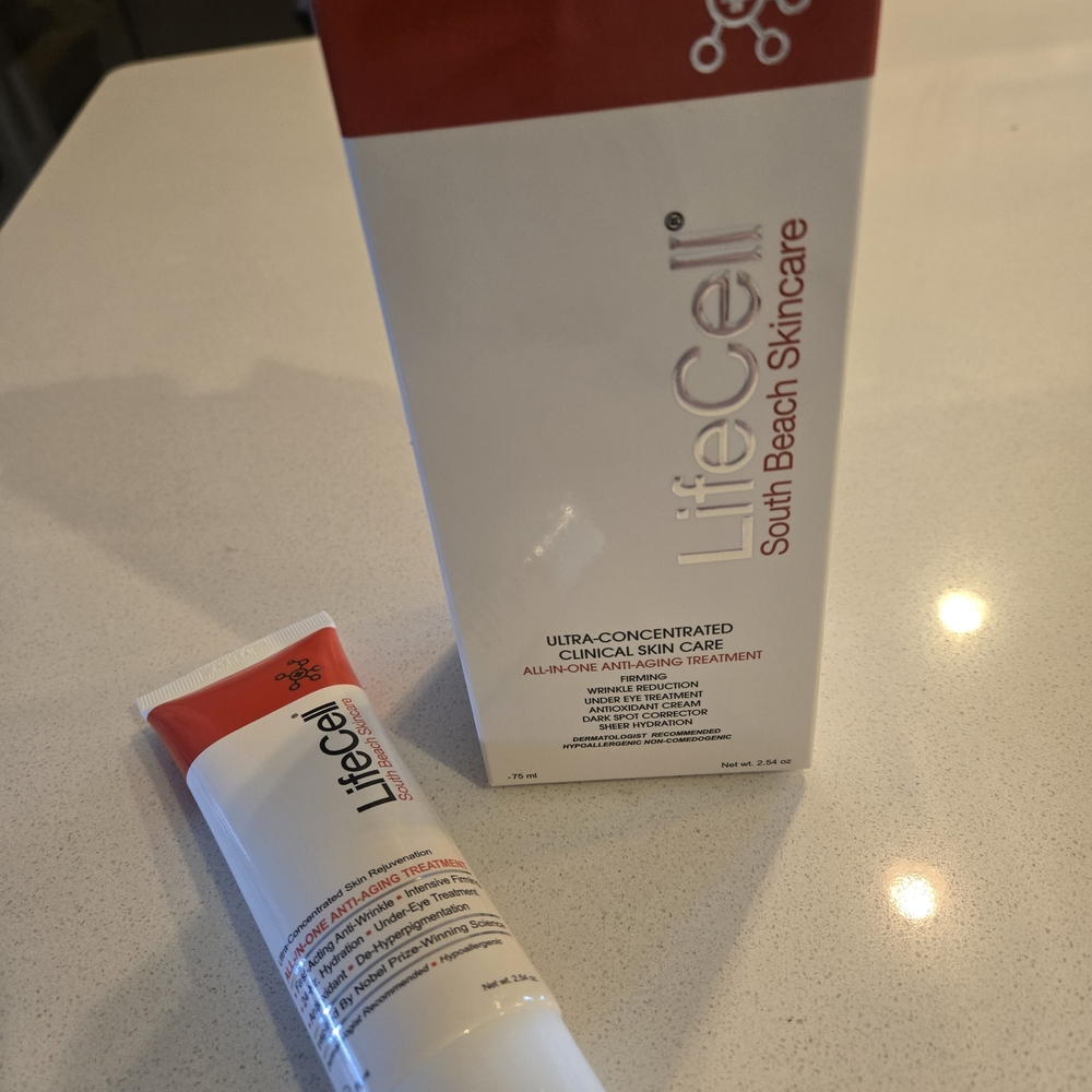 South Beach Skincare Cream - Red and White